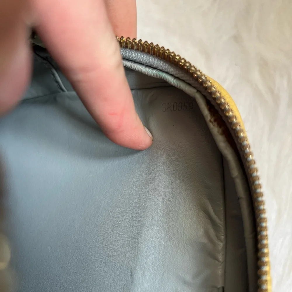 Louis Vuitton Yellow Vernis Leather Crossbody Bag
